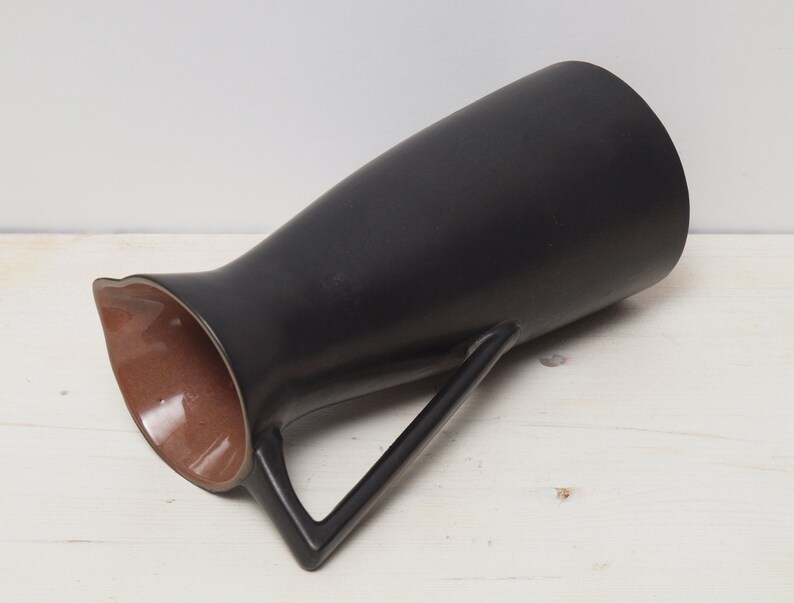 Vintage Mid-century Modern Ceramic Pitcher Vase, West Germany - Etsy