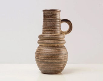 西ドイツの陶器、ヴィンテージの花瓶、ミッドセンチュリー、モダンな