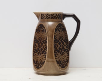 ART DECO, pitcher/vase, art deco decor, art deco ceramic, glossy glaze, vintage ceramic, Germany, 1920s/1930s