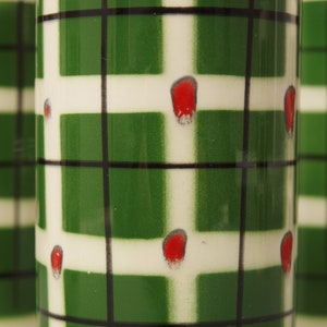 Pitcher-Set, SCHRAMMBERG, W.Germany, mid-century, Decor Ruth, ceramic, pitcher, 6 beakers, vintage, drinking set, 1960/1970s image 4