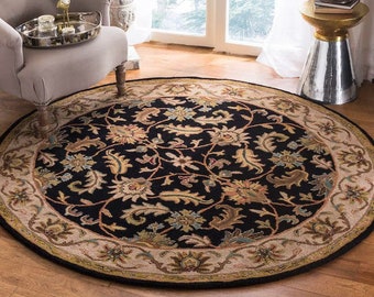 Persian round rugs high quality thick premium hand woven rugs for room hall home hotel...