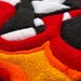 Uno Reverse Card Flame Handmade Thick Tufted Rugs , Uno Reverse Rugs ...