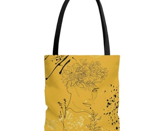 Shopper/draagtas, esthetische boodschappentas, cadeau