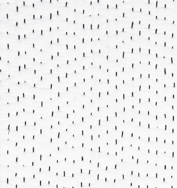 Winter Warm Quilt Reversible Jaipuri Kantha Quilt: Handmade Indian Cotton Batting Blanket