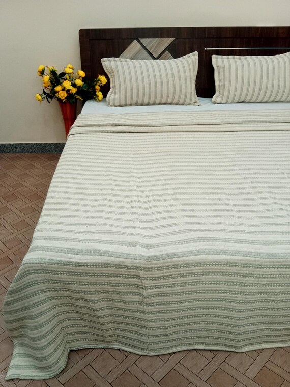 Premium Bed Decor Quilt Blankets Indian Reversible Quilts Handmade Jaipuri Razai Soft Queen size Quilt Indian Cotton Filled kantha Quilt
