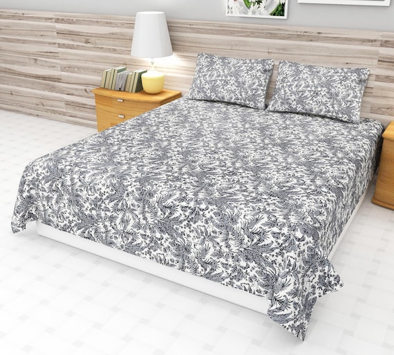 Premium Ashlyn Kantha Quilt Hand Block floral Kantha Amanda Designed Natural Color Indian inspired Boho Bedding Hand Stitched Rural Quilted