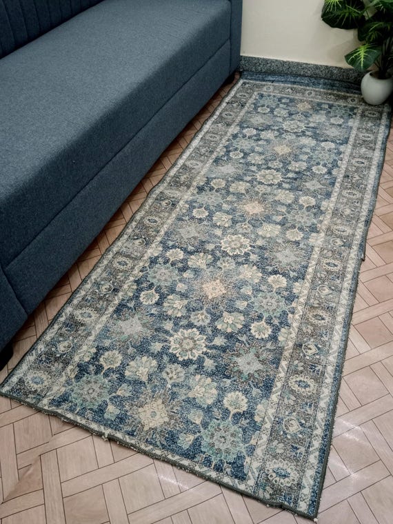 Rug Gorilla Grip Abstract Area Rug Slip-Resistant Durable Rubber Backing Soft Accent Rugs Fade Shed Resistant Vintage Design66