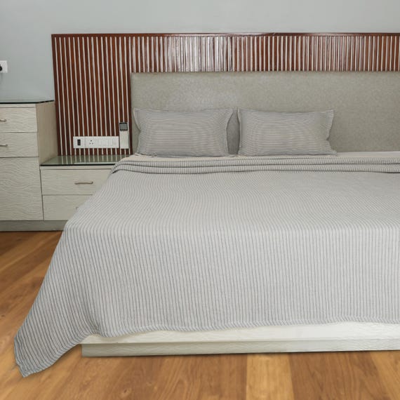 Winter Warm Quilt Cotton Batting Quilt: Handmade Jaipuri Razai Kantha, Queen Size