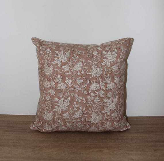 Premium Aziza Blockprint Cushion cover 18x18 Size Home Decor Shames Pillows Hand block Print  Pillow Christmas Gift
