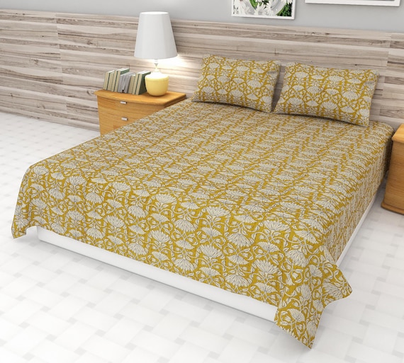 Leaf kantha Quilt Bedspread All size Quilt Indian kantha throw Kantha Block Printed Kantha Blanket Indian Housewarming Gift Bedcover Bedding