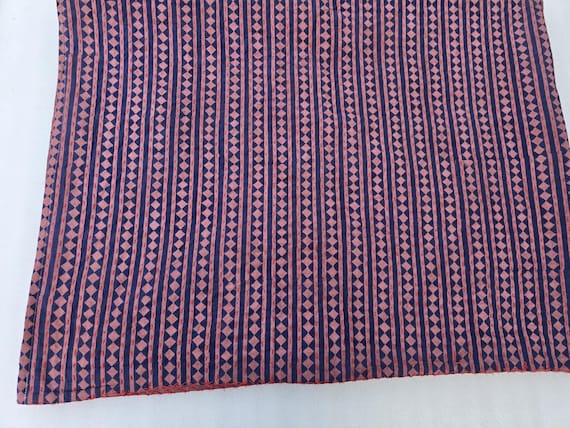 Handmade Kantha Quilt, Vintage Floral Block Print Bedding Vintage Bedding Quilt Gorgeous Quilt that has the Perfect Vintage look