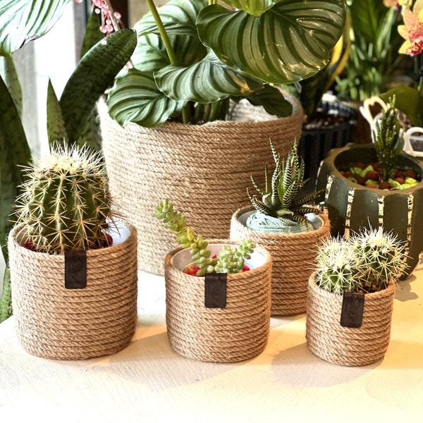 Rope Pot - Etsy