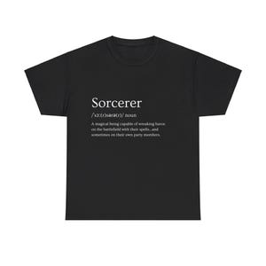 Dungeons and Dragons Sorcerer T-Shirt - D&D Shirt for Gamers
