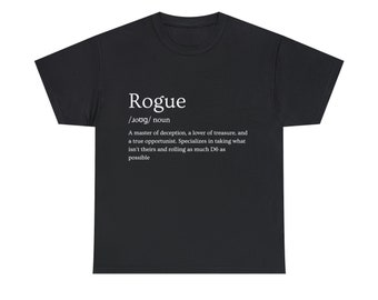 Dungeons and Dragons Rogue T-Shirt - Koszulka D&D dla graczy