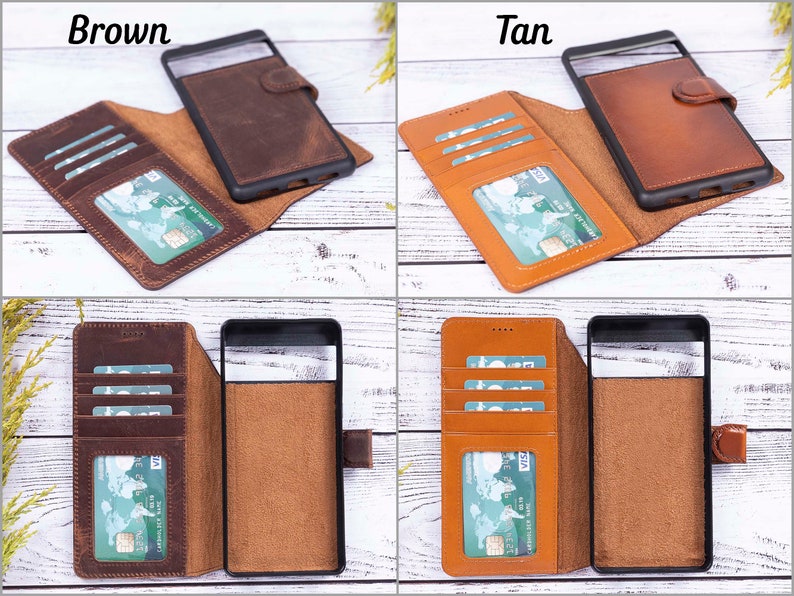 Pixel 7 Pro Leather Wallet Case Custom Google Pixel 7 Pro Etsy