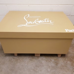 Giant louboutin shoe box hotsell