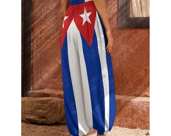 Cuba Carrot Pants Inspired by Cuba Flag Casual Pants Show Support for Cuba Gift for Lovers of Cuban Culture Sizes XS to 6XL