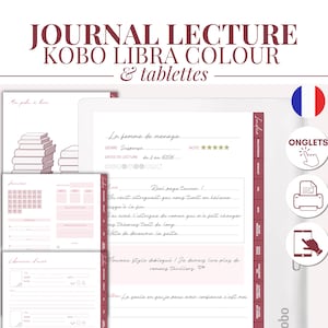 Reading Journal Reading Journal compatible with Kobo Libra Colour and Tablets