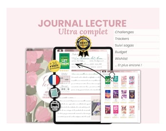 Journal de lecture digital Français goodnotes et autres applications.
