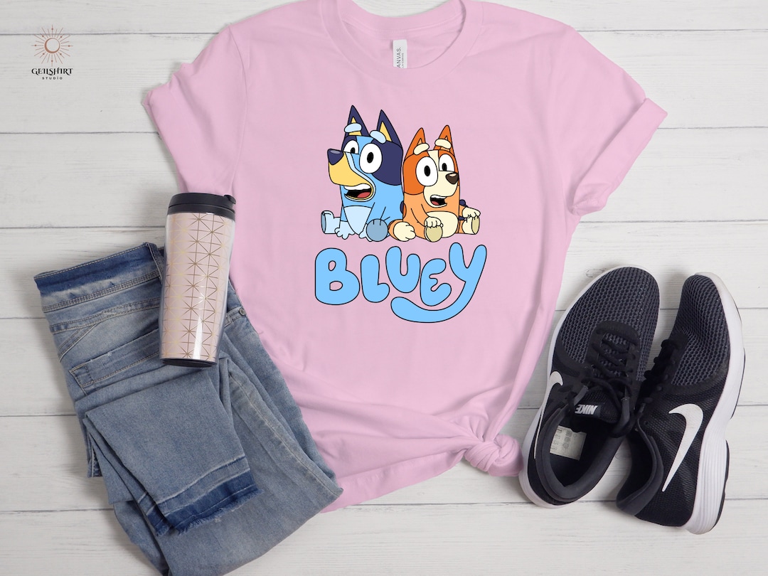Bluey Shirt Bluey Bingo Shirt Bluey Tshirt Bluey Adult Etsy