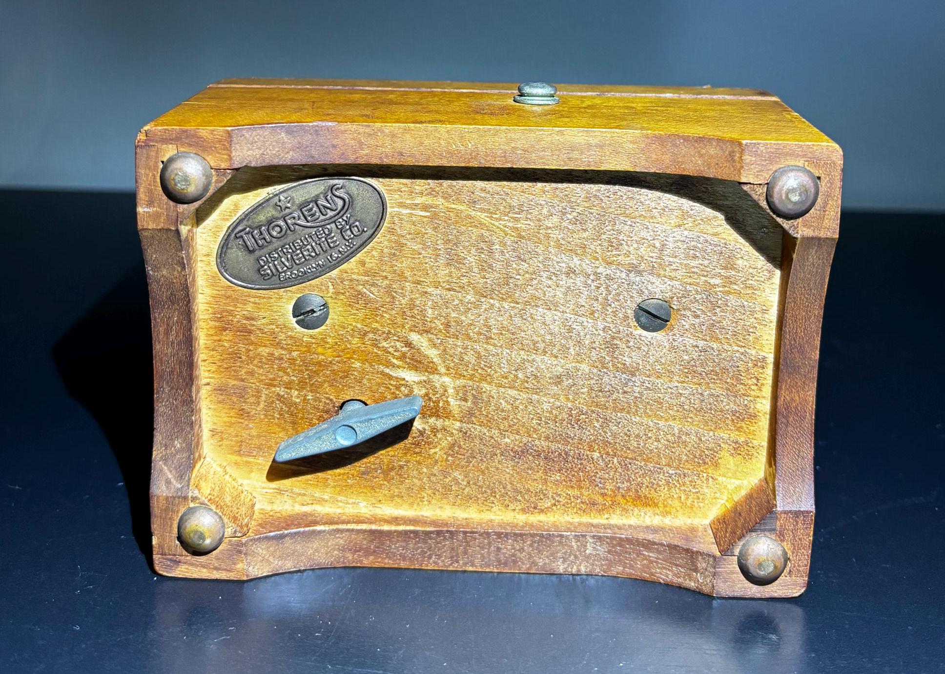 Vintage 1940s Thorens Music Box, Brahms Lullaby, Switzerland - Etsy