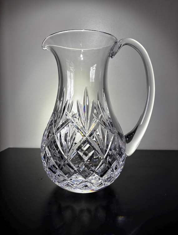 Vintage Waterford Crystal Innisfree Pitcher, 44oz, NIB new in box, MINT