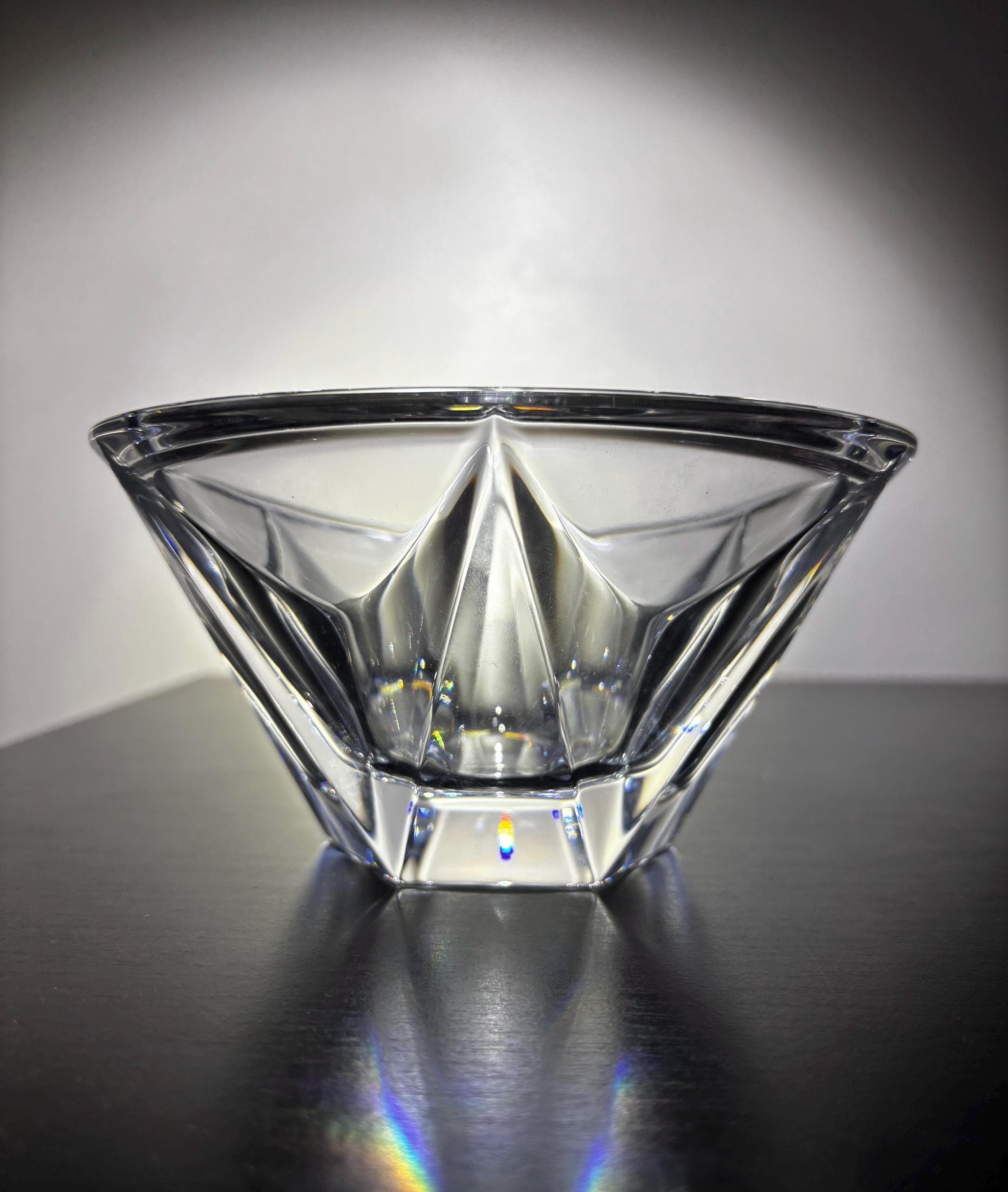 バカラ クリスタル ビンテージ Vintage Crystal BACCARAT Original Baccarat Crystal Chandelier 8 Bulb Marked Baccarat