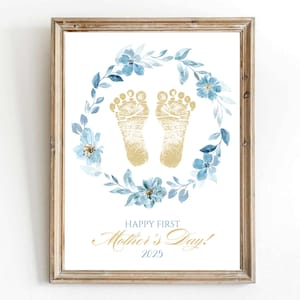 Manualidades con huellas de manos para el primer día de la madre para imprimir, manualidades con huellas de manos para el primer día de la madre para bebés, manualidades para niños, manualidades con huellas de manos para niños