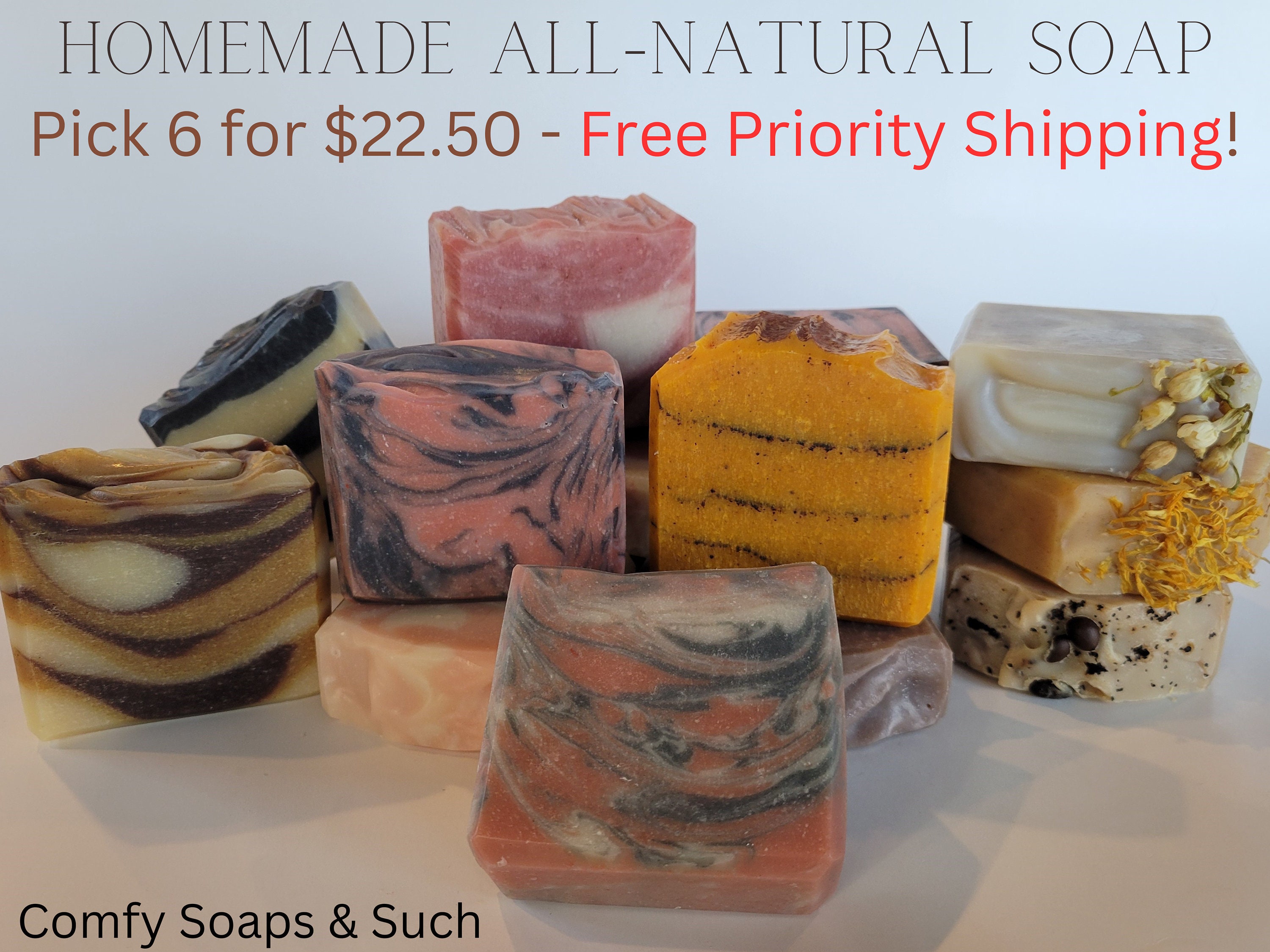 All natural soap discount