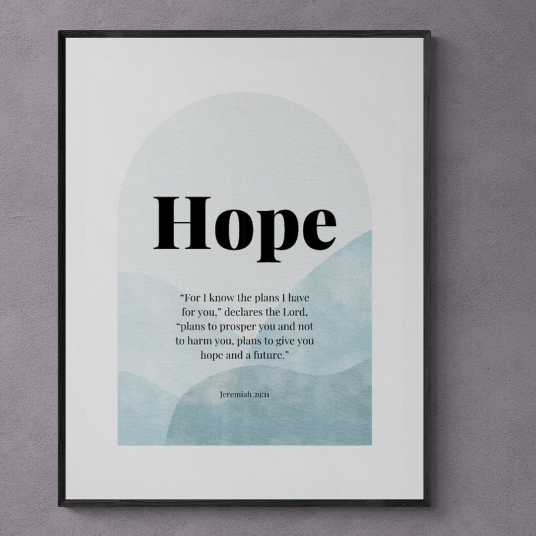 Hope Definition Printable Wall Art Hope Print Hope - Etsy