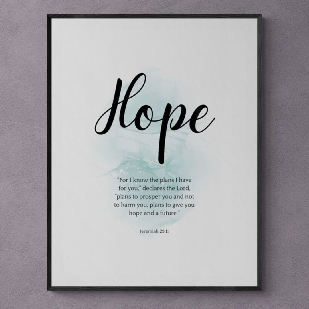 Hope Definition Printable Wall Art Hope Print Hope - Etsy