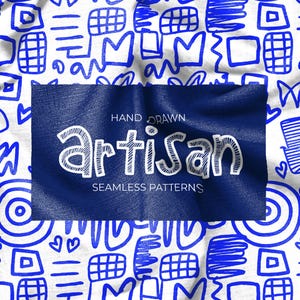 Hand Drawn Artisan Doodle Patterns, Doodle Clipart, Hand Drawn Doodles SVG, Doodle Pattern, Doodle Background
