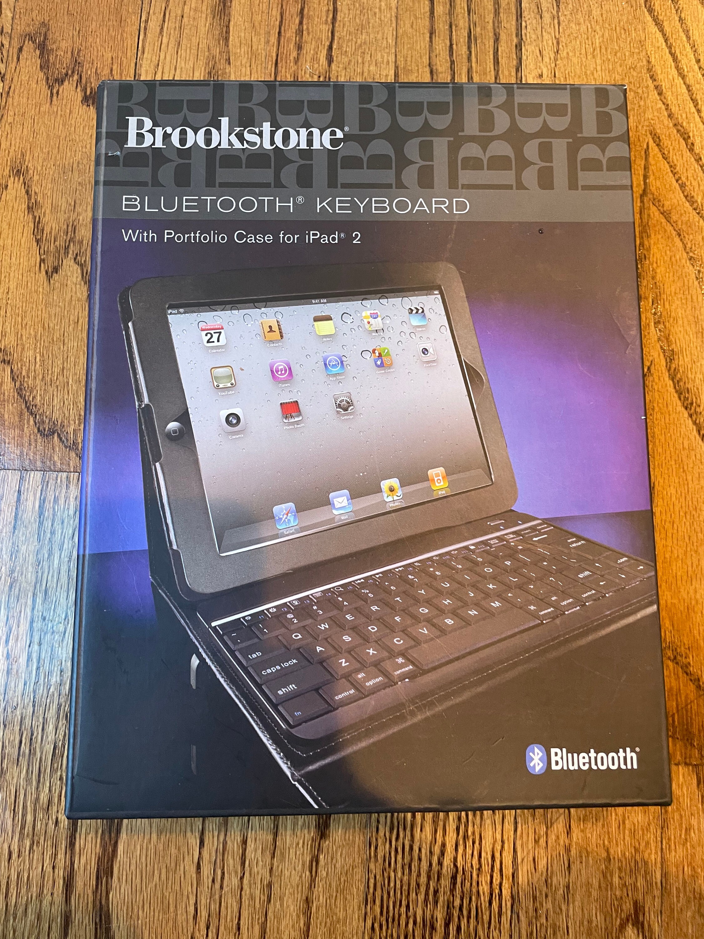 BROOKSTONE Bluetooth Keyboard W/portfolio Case Forapple iPad 2 Black - Etsy