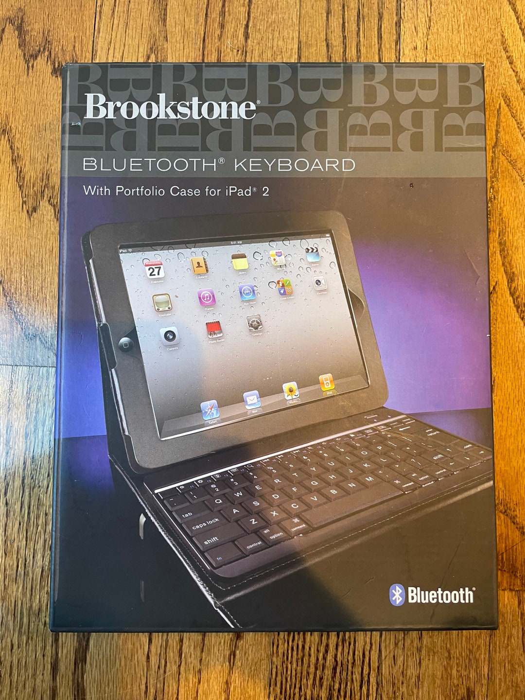BROOKSTONE Bluetooth Keyboard W/portfolio Case Forapple iPad 2 Black - Etsy