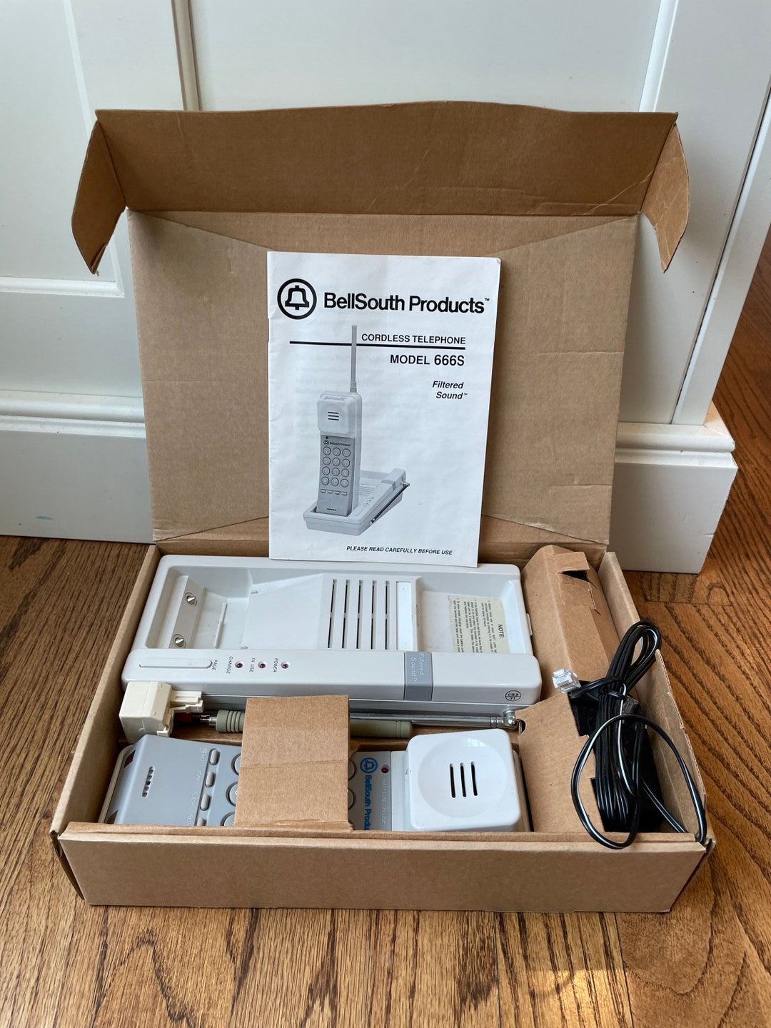 Vintage Bellsouth Early 90's Cordless Telephone Model Etsy