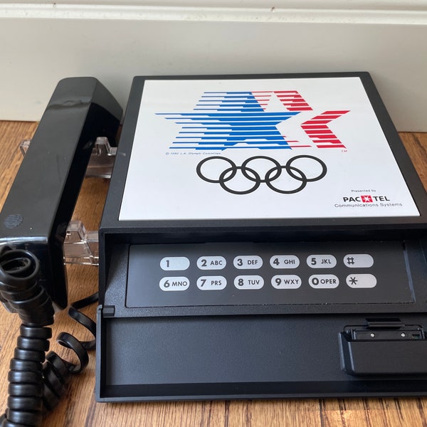 Vintage Olympic Games Phone 1984 LA Olympic Committee Telephone Landline- WORKS