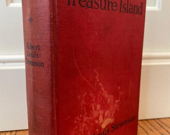 L'isola del tesoro di Robert Louis Stevenson, 1924, copertina rigida, illustrato - RARO