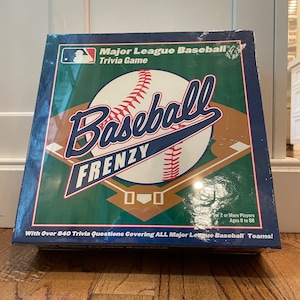 Jogo de curiosidades da liga principal de beisebol da MLB Frenzy VTG 2004 Novo/Lacrado