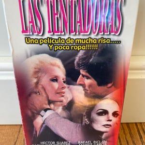 LAS TENTADORAS vintage espagnol VHS, Hector Suarez - Rare exemplaire scellé