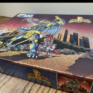 Vintage Mighty Morphin Power Rangers 1993 King Sphinx Puzzle 100 Piece ...
