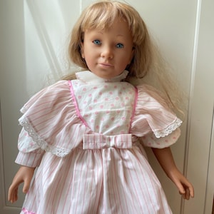 Vintage Furga Italian Doll Large 30&quot;- Original Outfit- Blue Eyes- VERY RARE!