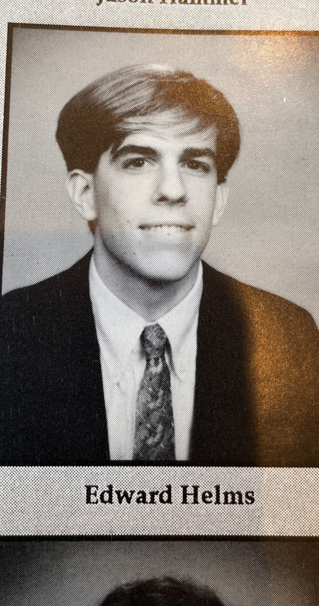 Actor Ed Helms (the Office) Senior Year Book Westminster School 1992 ...