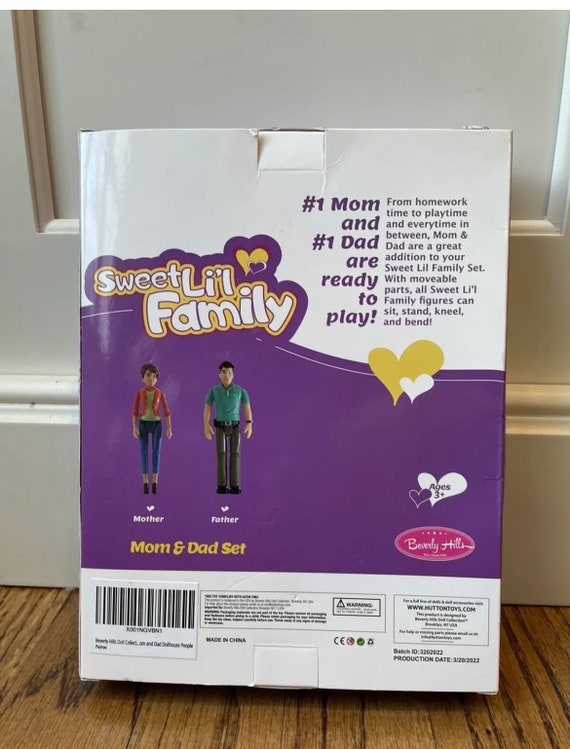 Beverly Hills Doll Collection Sweet Lil Family Mom And Dad Action Figure Set