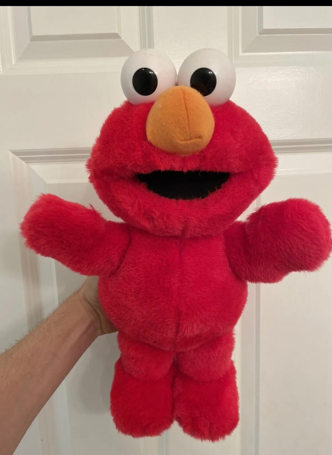Vintage Tickle Me Elmo 15 Doll 1997 Tyco Sesame Street Laughs Etsy