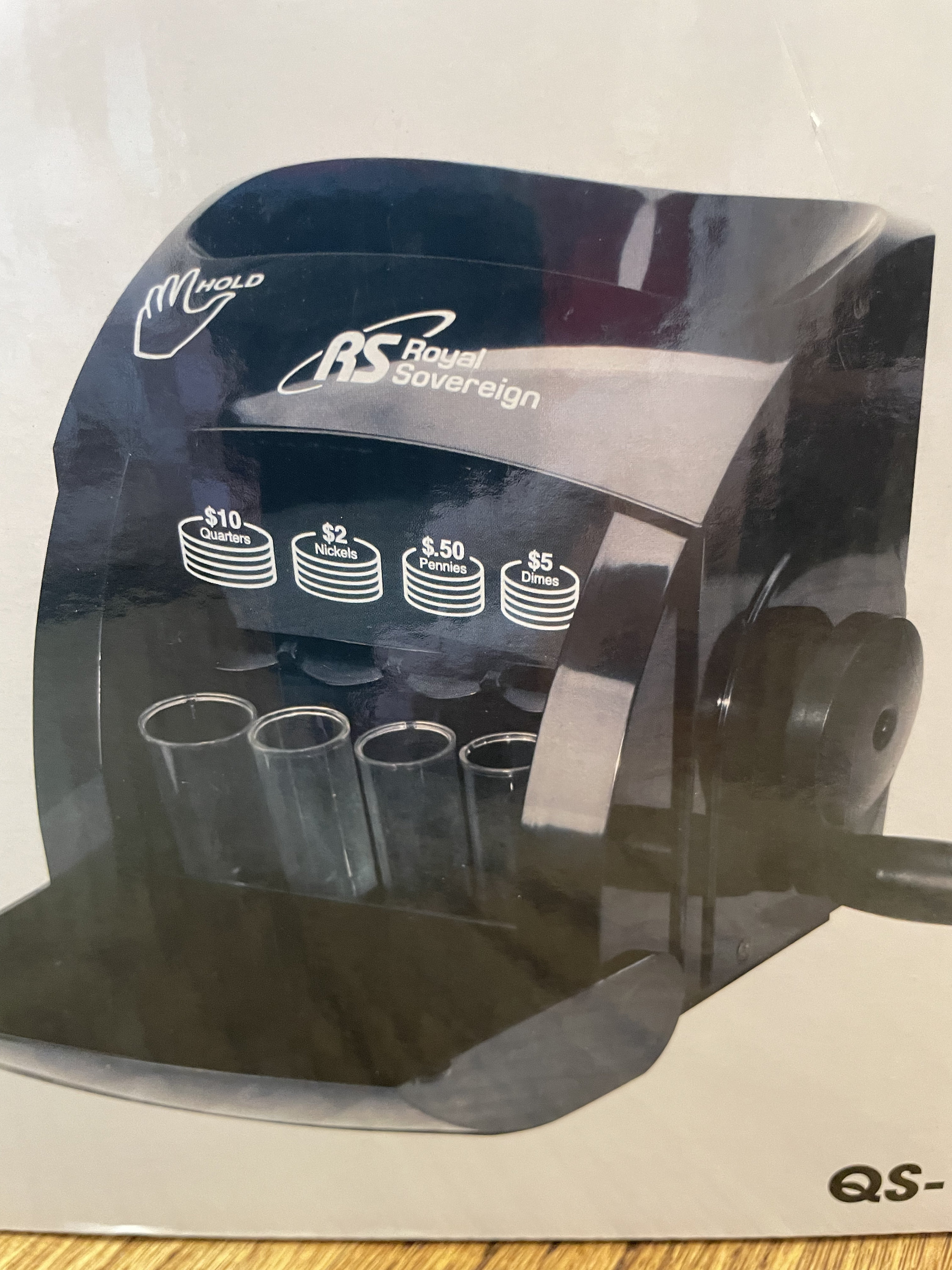 Royal Sovereign QS1 Manual Hand Crank 1 Row Coin Sorter Open Etsy UK