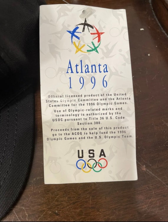 Vintage NWT 1996 Atlanta Olympic Games Hat Trucke… - image 2