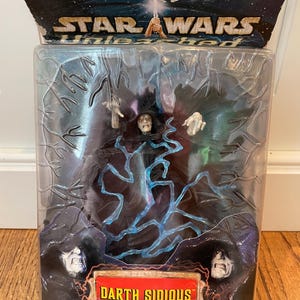 Vintage Star Wars Unleashed DARTH SIDIOUS Figure Hasbro 2003