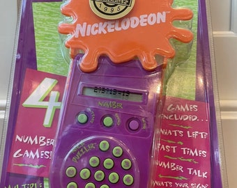 Vintage Nickelodeon 1995 Nick Puzzler Handheld Puzzle Game Toy New Sealed