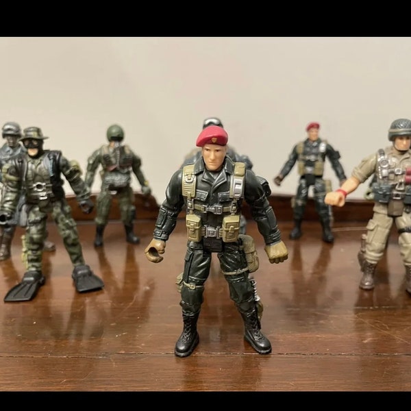 Chap Mei Rescue Squad And Mixed Action Figure Military Lot Of 9