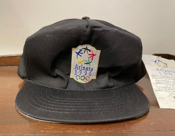 Vintage NWT 1996 Atlanta Olympic Games Hat Trucke… - image 4